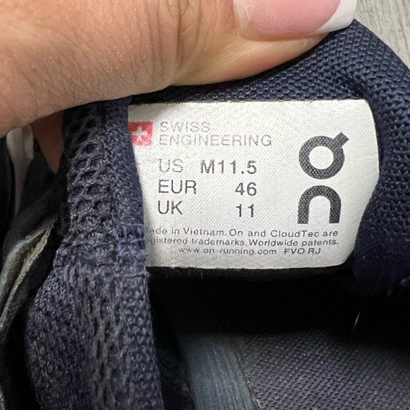 On Cloudswift Road Running shoes/ blue& black /Size 11.5 - Picture 8 of 14